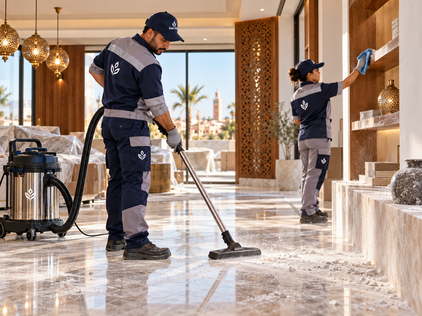Dépoussiérage professionnel après travaux Sain Vital