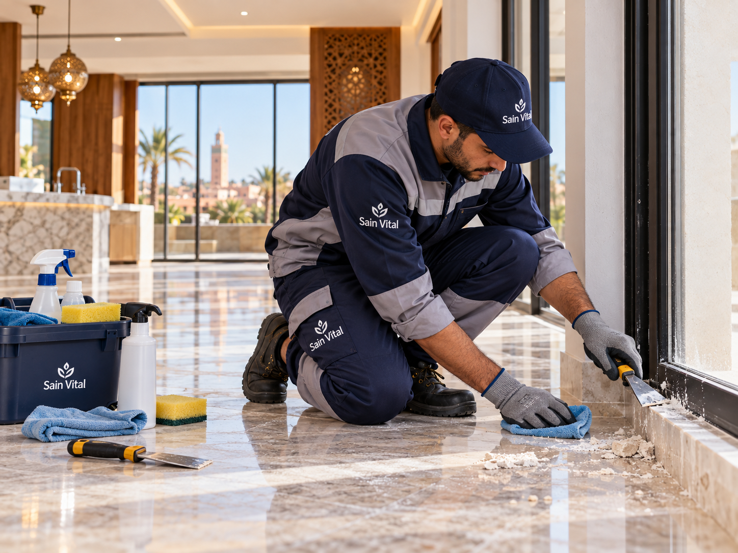 Élimination des résidus de travaux Sain Vital