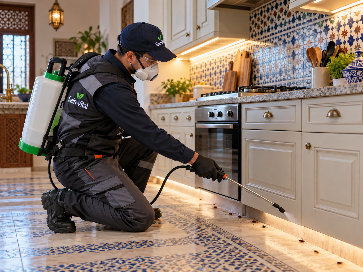 Désinsectisation professionnelle Sain Vital à Fès et Meknès